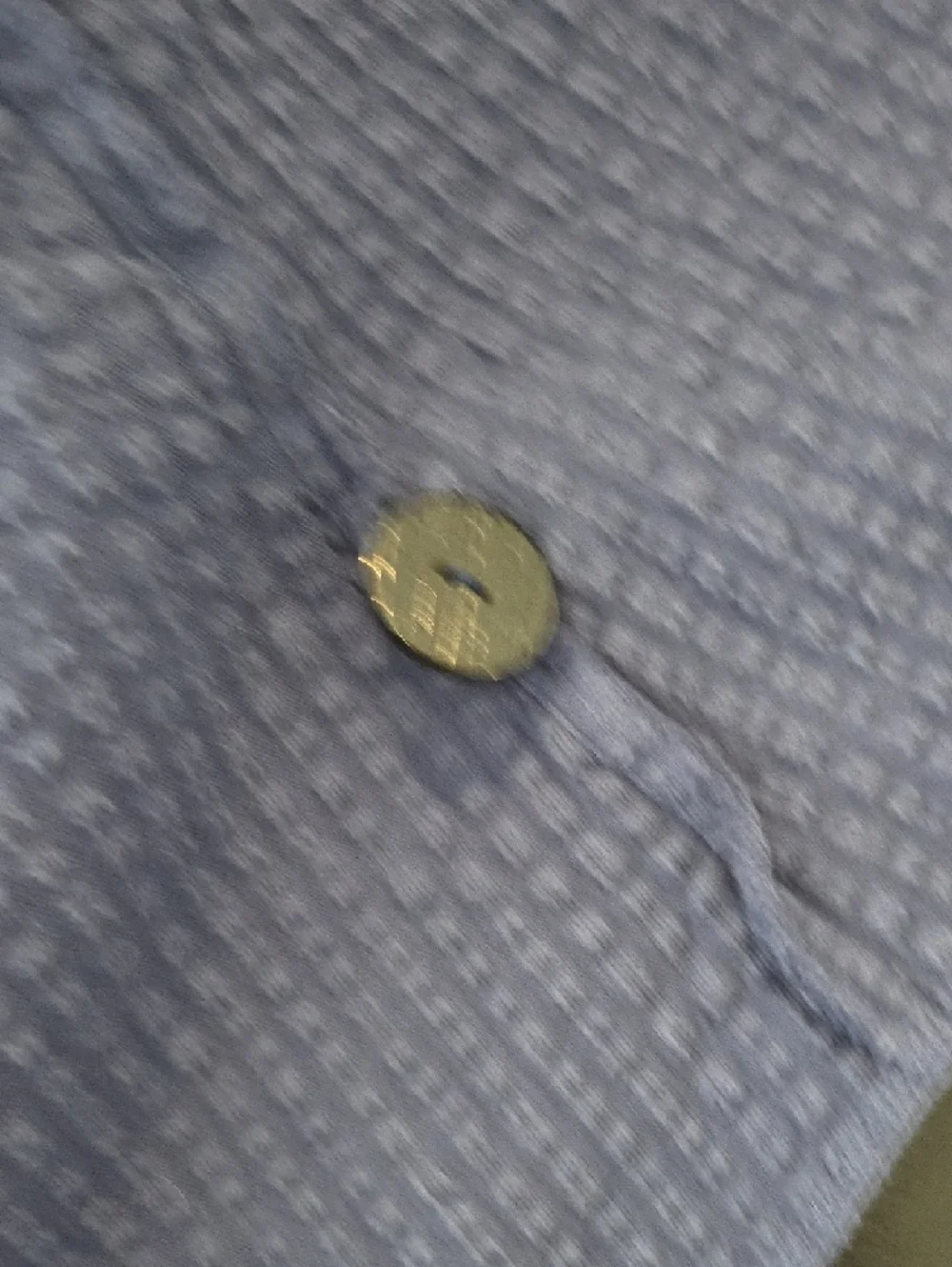 Women's XL Navy Button-Front Jacket - Picture 4 of 5